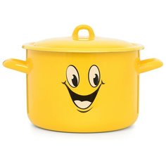 Кастрюля "Улыбка" цилиндрическая 4,3 л ЭСТЕТ