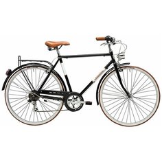 Комфортный велосипед Adriatica Condorino, черный, 6 скоростей, размер рамы:540мм (21)