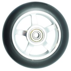 Колесо для трюкового самоката 100мм серебристое, AL6061 ПУ TBS