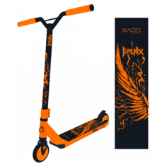 Самокат трюковый XAOS Phoenix Black 100 мм