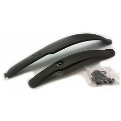 Велосипедные крылья TBS gh-332f/r, 24"-26" под v- brake, широкие, в торг. уп.