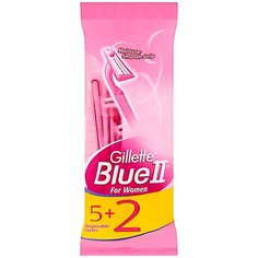 Gillette BLUE II Бритвенный станок, 7 шт.