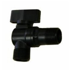 Кран шаровой угловой Kaiser Black 261Bl-1/2х3/4"