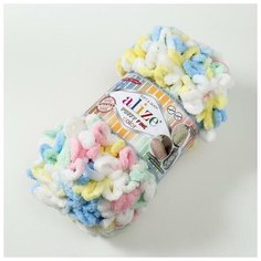 Пряжа ALIZE "Puffy Fine Color", 100% микрополиэстер, 14,5 м*100 г, 5949 детская