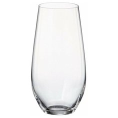 Стаканы для воды 580 мл 6 шт Crystalite Bohemia "Колумба /Без декора" / 140928