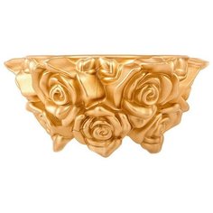 Ваза для конфет 16 см UNION GLASS "Фрост /Матовое золото" / 147391