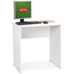 Стол письменный компьютерный рабочий Ультра Белый 750х750х540 Letta