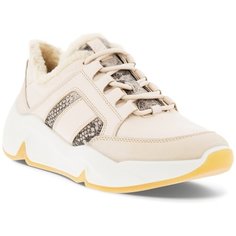 Кроссовки ECCO CHUNKY SNEAKER W, серый/бежевый, 37 размер
