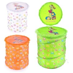 Корзина для игрушек Oubaoloon складная, с крышкой на липучке (U005639Y)