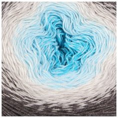 Пряжа YarnArt "Flowers", 55% хлопок, 45% полиакрил, 1000 м/250 гр, (251 разноцветный)