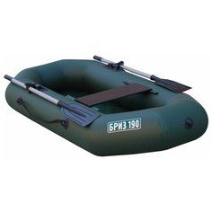 Лодка "Тонар" Бриз 190 (с веслами) (зеленый)
