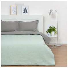 Покрывало хлопковое Этель "Нежность"цв. фисташковый 150*200 см, 100% хлопок, 340 гр/м2