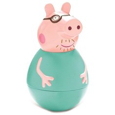 Фигурка неваляшка Peppa Pig Папа Пеппы 28798 Росмэн