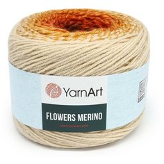Пряжа YarnArt Flowers Merino 225гр 590м (25% шерстъ, 75% акрил) (542 секционный) 2 шт