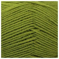 Пряжа из Троицка Подмосковная (50%шерсть, 50%акрил) (1550 аспарагус) 10 мотков Троицкая камвольная фабрика