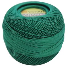 Пряжа YarnArt Canarias 20гр 203м (100% мерсеризированный хлопок) (6334 зеленый), 10 мотков