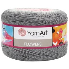 Пряжа YarnArt Flowers 250гр 1000м (55% хлопок, 45% полиакрил) (293 секционный), 2 мотка