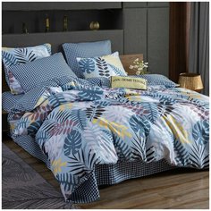 Комплект постельного белья сатин Christin 437 1,5 спальное Ситрейд, нав. 70x70