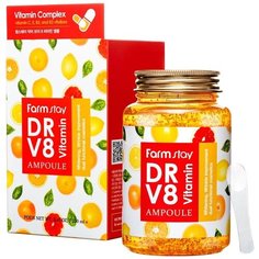 FARMSTAY Сыворотка для лица антивозрастная с витаминами DR- V8 Vitamin Ampoule 250 мл