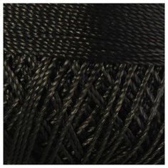 Пряжа YarnArt Tulip 50гр 250м (100% микрофибра) (400 черный), 6 мотков