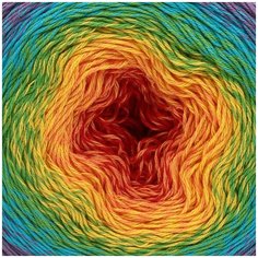 Пряжа YarnArt Flowers 250гр 1000м (55% хлопок, 45% полиакрил) (277 секционный) 2 шт