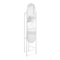 Зеркало Umbra Vala 119x180 см белое без рамы
