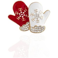 LIGHT NIGHT Брошь "Варежки" в подарочной коробке 221175278