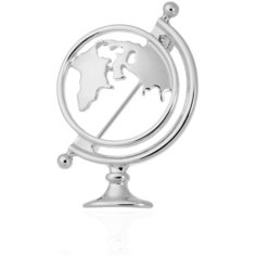 LIGHT NIGHT Брошь Глобус в подарочной коробке, подарок учителю 221115296