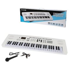 Синтезатор Наша Игрушка 54 клавиши, запись, микрофон, USB-шнур