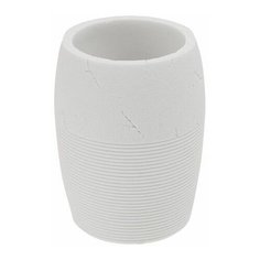 Стакан WHITESTONE, белый, PERFECTO LINEA (Материал: натуральный камень, полирезин) (35-105033)