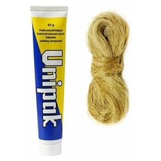 UNIPAK Комплект для герметизации UNIPAK: паста 75 г. + лён 13 г.