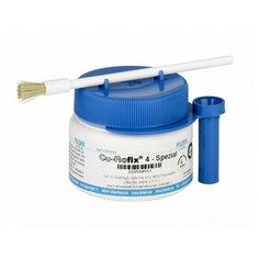 Флюс- паста с добавлением мягкого припоя Cu- Rofix®4- Spezial Ag (серебро) с держателями для кисточки Felder