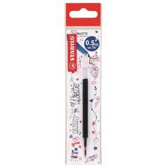 Стержень гелевый Stabilo 110 мм, Pallete, X-Fine, синий, 0,35 мм