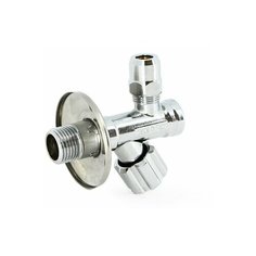 UNI- FITT Вентиль с фильтром 1/2х10 мм (3/8) Н для подключения бачков/смесителей хром UNI- FITT