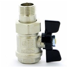 Кран шаровый BUGATTI NEW JERSEY 1"1/4 ВН американка бабочка