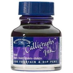Winsor & Newton Тушь для каллиграфии (1111), 30 мл фиолетовый