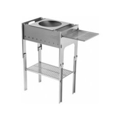 Мангал разборный со столиком и подставкой под казан (2мм, сумка) "Тонар