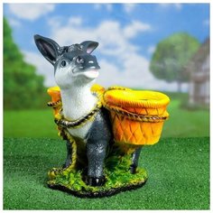 Фигурное кашпо "Ослик 26х33х34см Хорошие сувениры