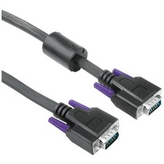 Кабель-удлинитель Hama H-41955 00041955 VGA m VGA m 5м феррит.кольца черный