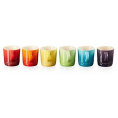 Le Creuset Набор кружек 100 мл, 6 предметов Set Regenbogen Le Creuset