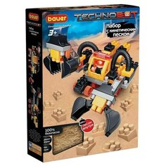 Конструктор Technobot, цвет: желтый, серый, черный, с кинетическим песком Бауэр