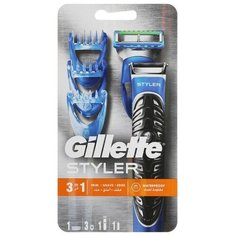 Стайлер Gillette Fusion ProGlide одна сменная кассета и три насадки для моделирования бороды