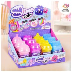 Набор для творчества Slime cafe, баночки микс Школа талантов