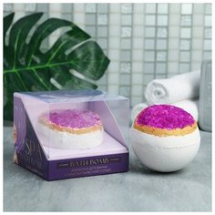 Релаксирующая бомбочка с солью Time to relax, с ароматом лаванды, 300 г Beauty Fox