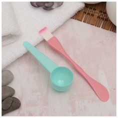 Набор косметический для масок, 2 предмета, цвет микс Queen Fair