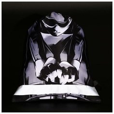 Мешок для обуви со светоотражающей лентой "Велосипедист", 37 х 31 см Onlitop