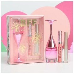 Подарочный набор: парфюм, глиттерные тени и блеск для губ BFF Beauty Fox