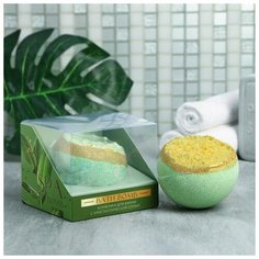 Релаксирующая бомбочка с солью Chocolate relax, с ароматом шоколада, 300 г Beauty Fox