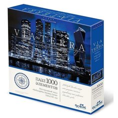 Пазл «Виа Терра. Небоскрёбы Москва- сити», 1000 элементов Origami