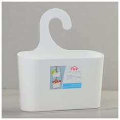 Корзина подвесная с петлёй, 24×8×27 см, цвет белый Idea (М Пластика)